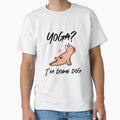 Yoga? I'm Down Dog by RiseandShineTee Unisex , , , Long Sleeve Tee