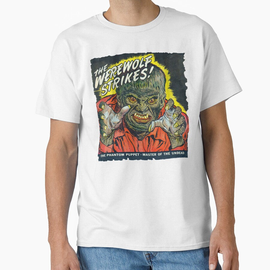 Vintage Werewolf Retro Horror Poster Halloween Gift by TheAplus
