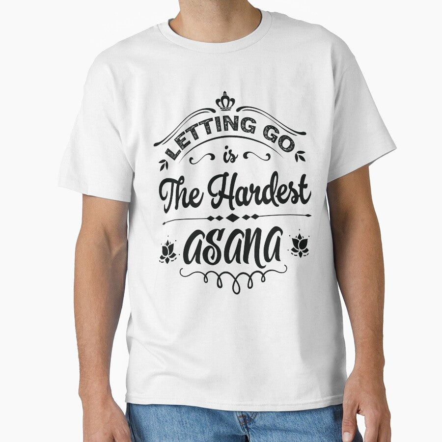 Letting go is the hardest asana. by Beefytee Unisex , , , Long Sleeve Tee