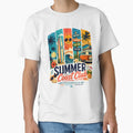 Summer Coast Club PuraEnergia T-Shirt by Puraenergia Stickers