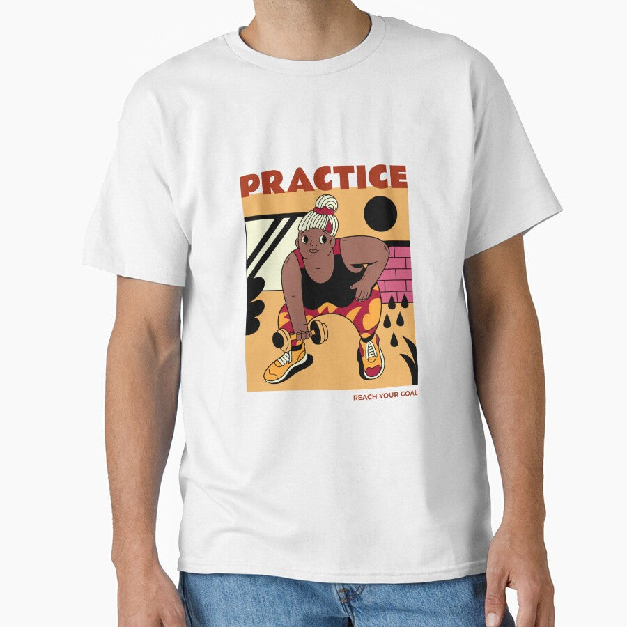 Practice reach your goal by Eugenie974 Unisex , , , Long Sleeve Tee