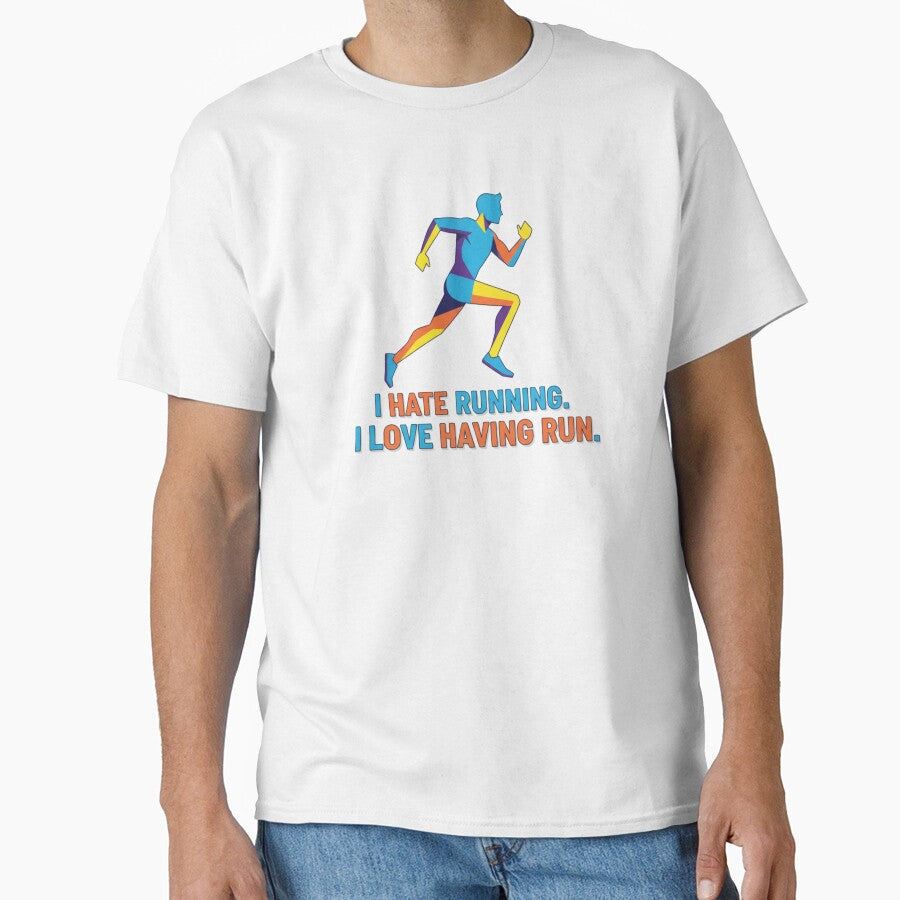 I Hate Running I Love Having Run Funny Pop Art Runner by chattsuede