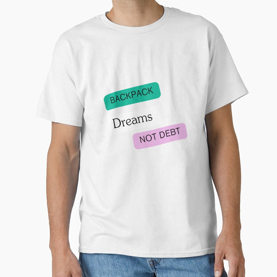 Backpack Dreams Not Debt by Zoaluxe Unisex , , , Long Sleeve Tee