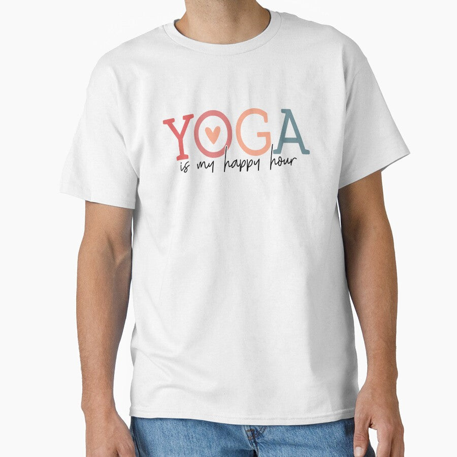 Yoga is my happy hour by Blissvortexshop Unisex , , , Long Sleeve Tee