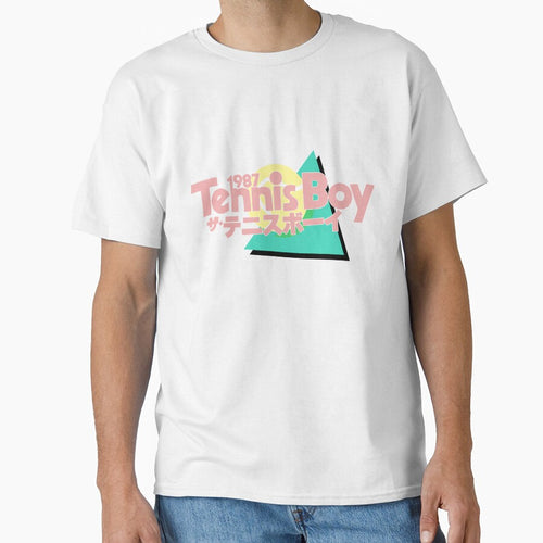 80's retro aesthetic Tennis Japanese Logo by Catlit