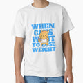 When cats want to lose weight tshirt by Eugenie974 Unisex , , , Long Sleeve Tee