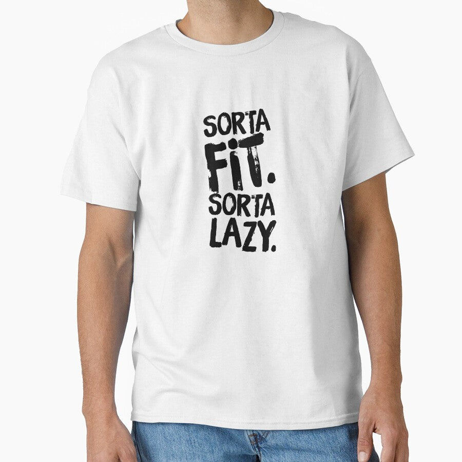 Sorta Fit. Sorta Lazy. by keriannhill Unisex , , , Long Sleeve Tee
