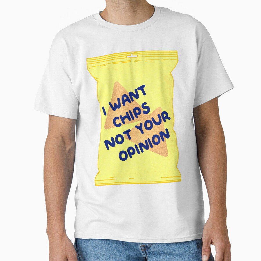 I Want Chips Not Your Opinion by LemonCinammon Unisex , , , Long Sleeve Tee