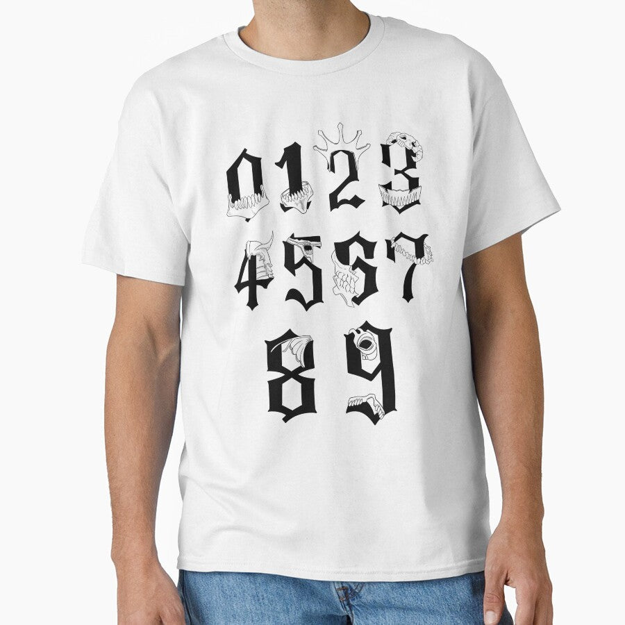 Bleach numbers by HBZ-DESIGN Unisex , , , Long Sleeve Tee