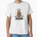 Lion Meditation T Shirt For Spiritual Lovers by Apotheosis by Irie Meraki