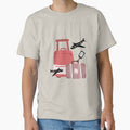 Journey Through Design: A Guide for the Modern Travel Lover" by majnate Unisex , , , Long Sleeve Tee