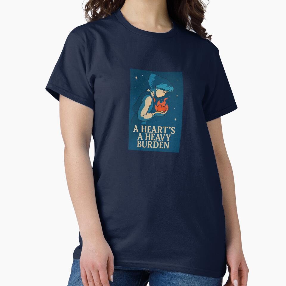 A Heart’s a Heavy Burden – Howl’s Moving Castle by kicoramia Unisex , , , Long Sleeve Tee