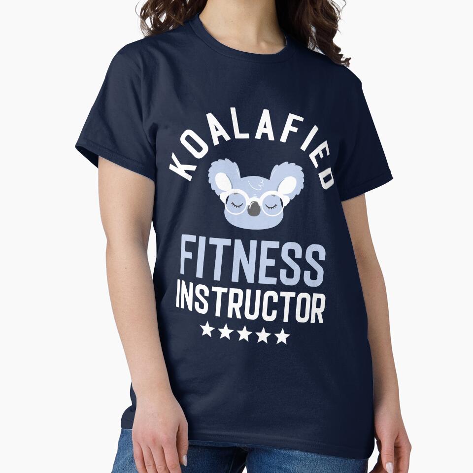 Koalafied Fitness Instructor - Funny Gift Idea for Fitness Instructors by betternotes Unisex , , , Long Sleeve Tee