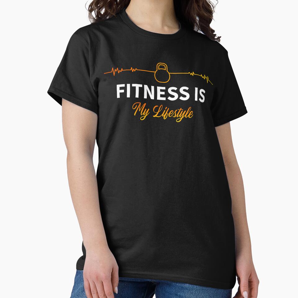 Fitness Is My Lifestyle by YOYOCollection Unisex , , , Long Sleeve Tee