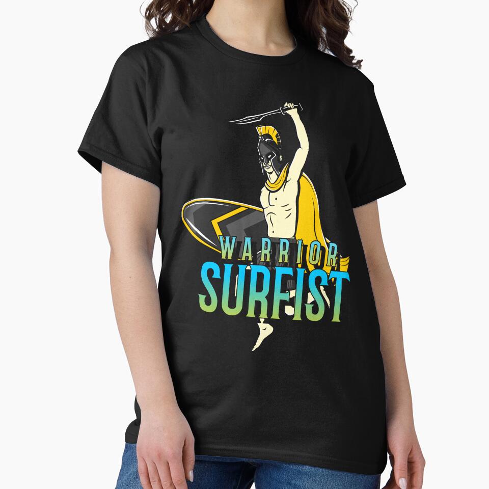THE WARRIOR SURFIST by MJ96-PRO Unisex , , , Long Sleeve Tee