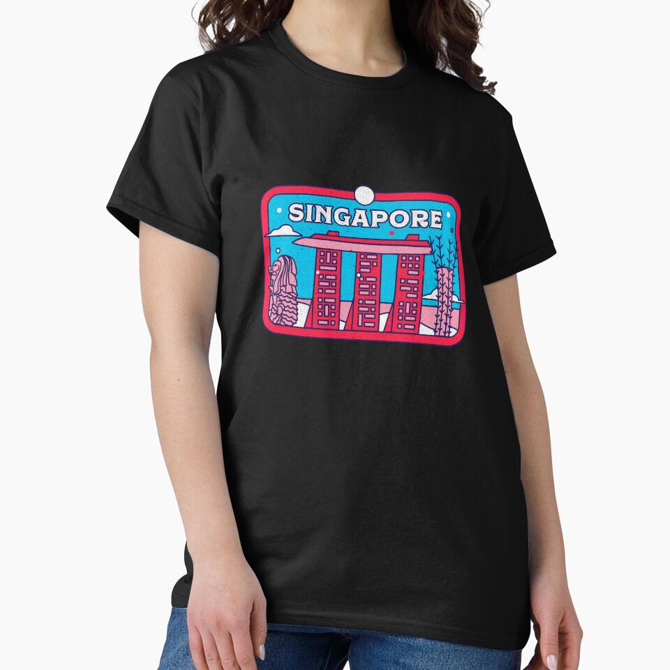 Singapore Highlight - Pretty Singapore Culture by 4orTees Unisex , , , Long Sleeve Tee