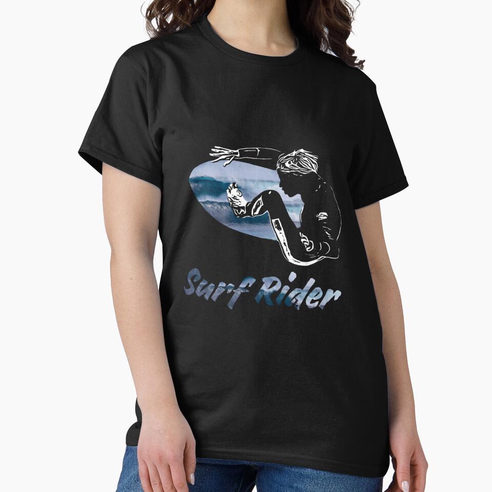 Surf Rider Real Stencil Occupation by StencilMenace Unisex , , , Long Sleeve Tee