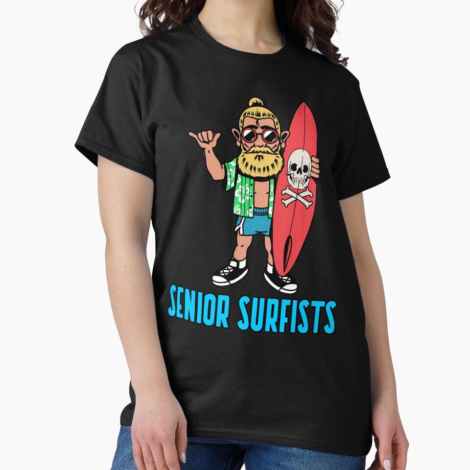 SENIOR SURFISTS by MJ96-PRO Unisex , , , Long Sleeve Tee