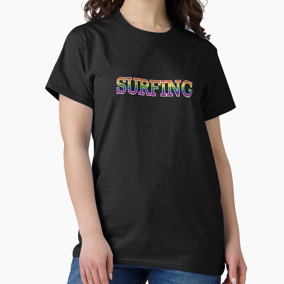 Surfing - Pride by PrideFeliz Unisex , , , Long Sleeve Tee