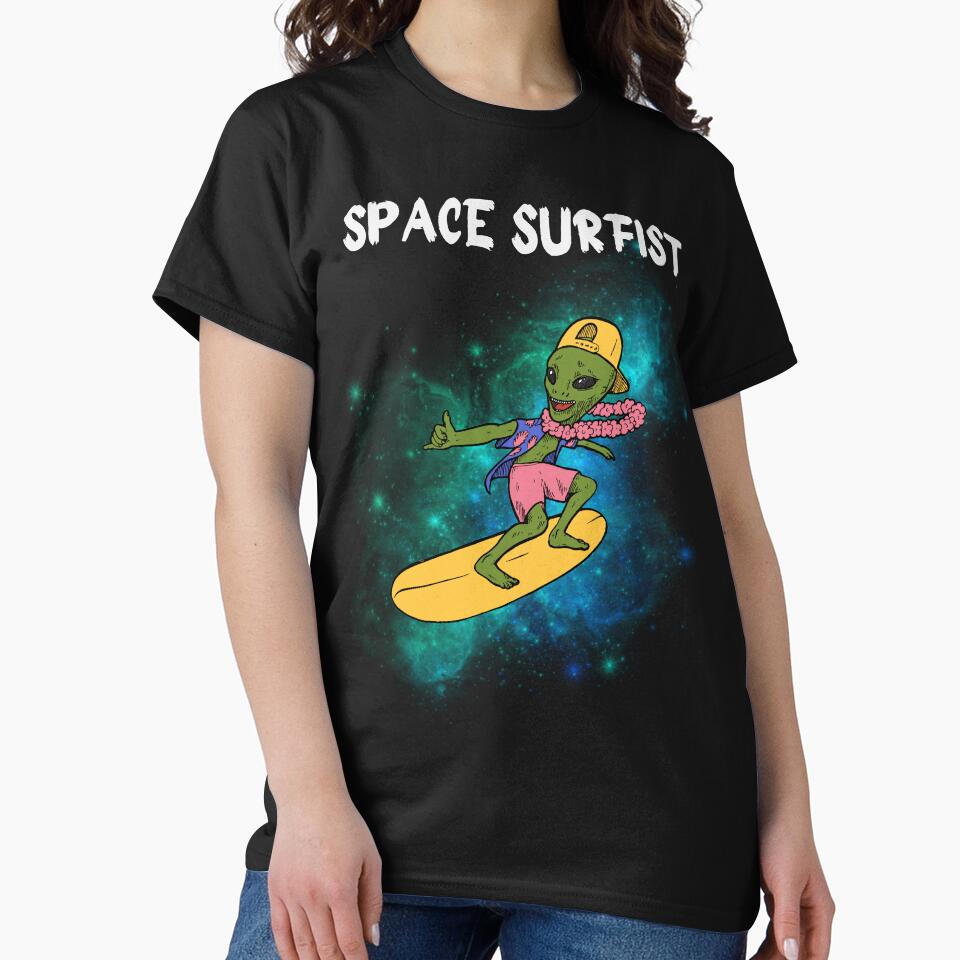THE SPACE SURFIST by MJ96-PRO Unisex , , , Long Sleeve Tee