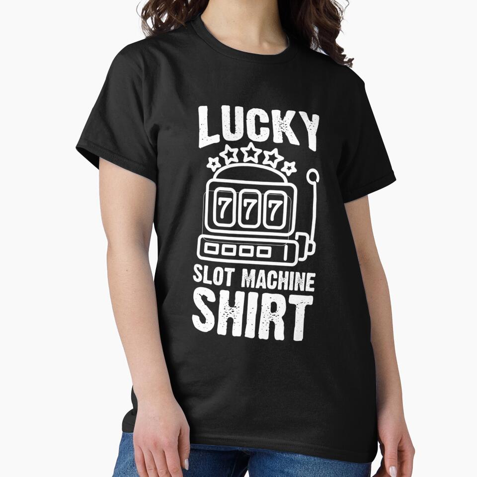 Lucky Slot Machine Gaming Machine by taaddison50 Unisex , , , Long Sleeve Tee
