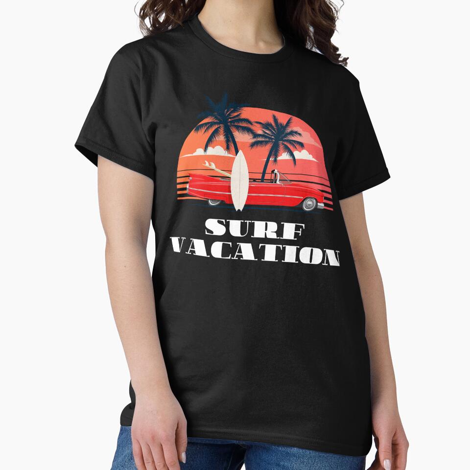 THE SURF VACATION by MJ96-PRO Unisex , , , Long Sleeve Tee