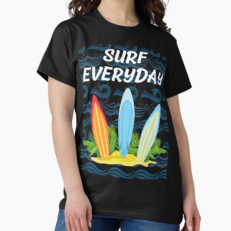 SURF EVERYDAY by MJ96-PRO Unisex , , , Long Sleeve Tee