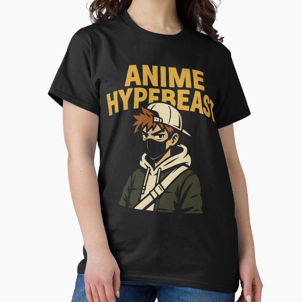 Anime Hypebeast Streetwear Masked Anime Boy Urban Aesthetic Design by astersgraphics Unisex , , , Long Sleeve Tee