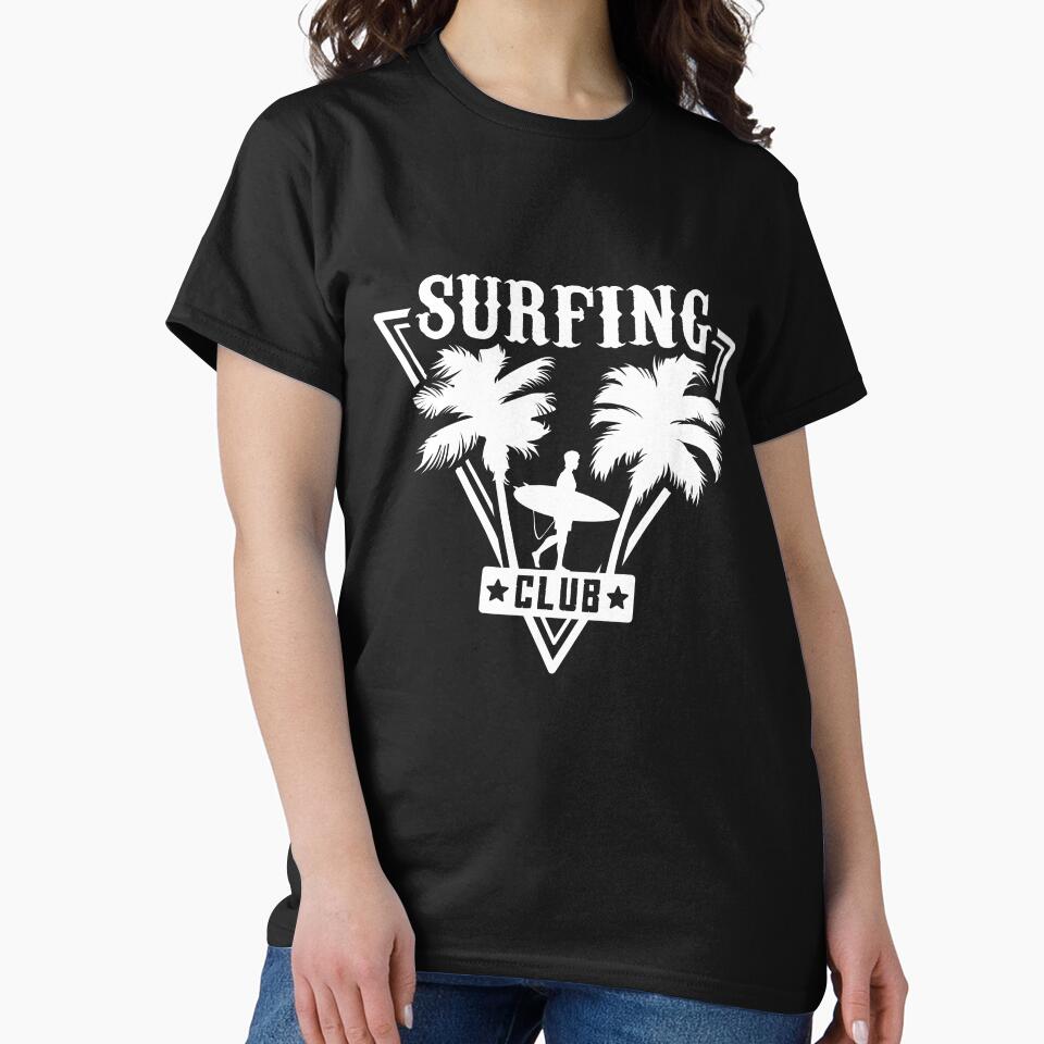 Surfing Club #7 by SalahBlt Unisex , , , Long Sleeve Tee