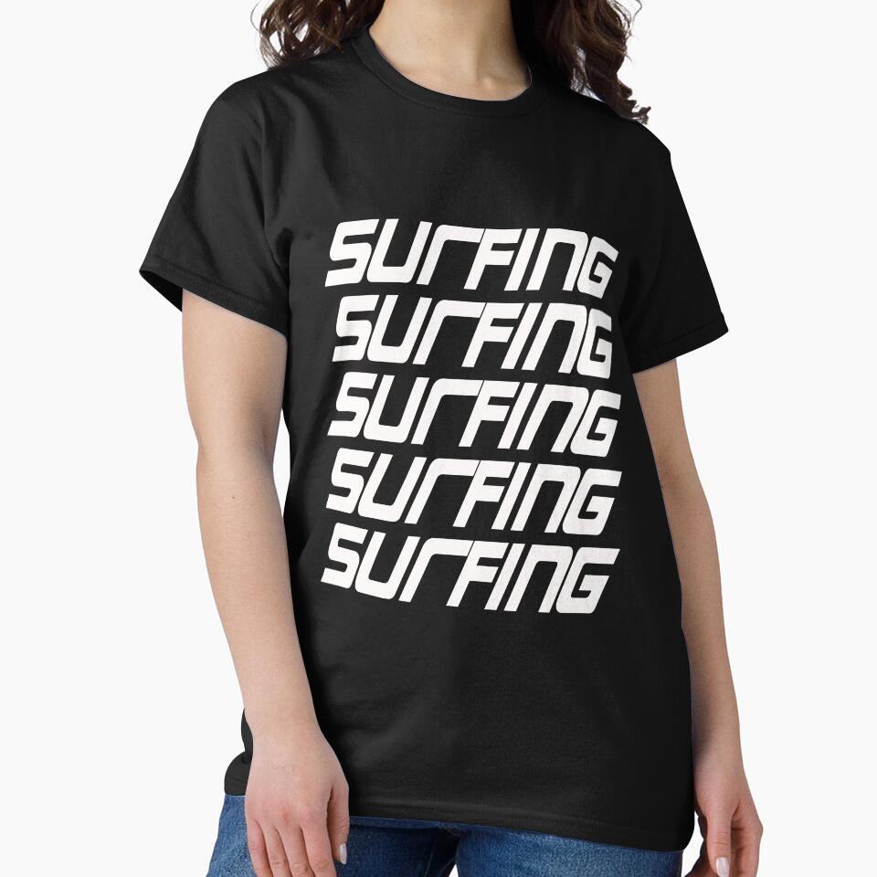 Surfing by saulmedia Unisex , , , Long Sleeve Tee