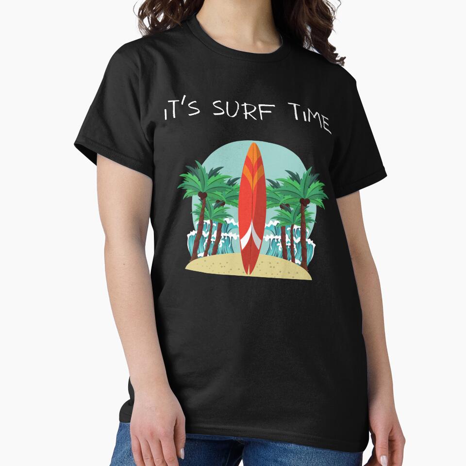 IT'S SURF TIME by MJ96-PRO Unisex , , , Long Sleeve Tee