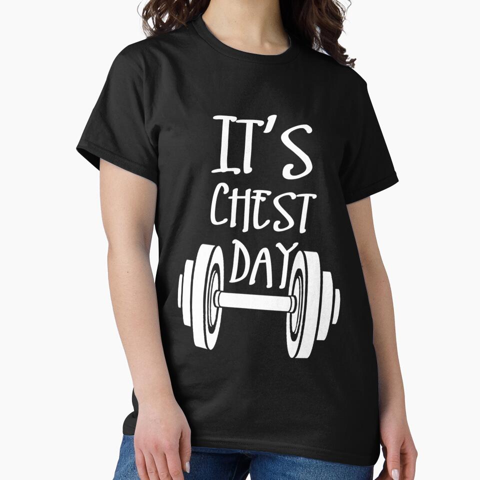 IT'S CHEST DAY by badassarts Unisex , , , Long Sleeve Tee