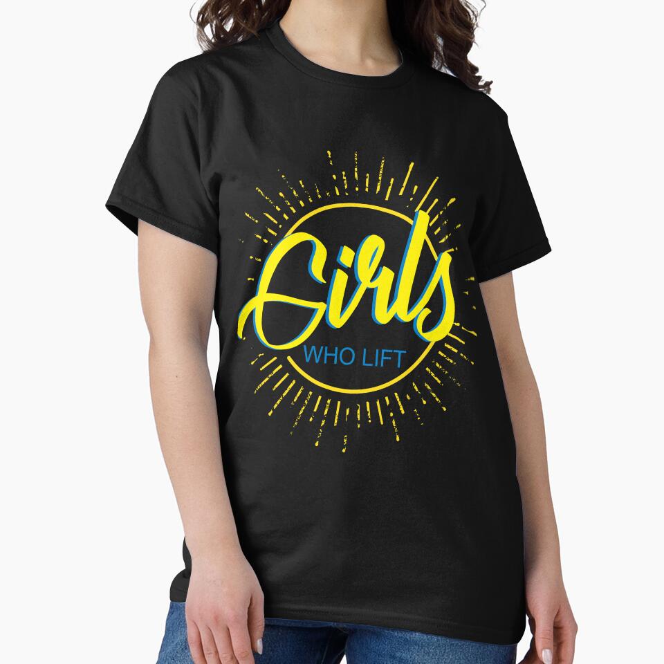 Copy of Girls who lift - fitness design by RPHDesigns Unisex , , , Long Sleeve Tee