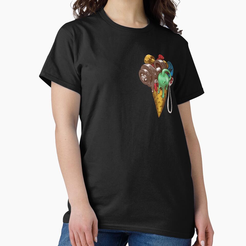 Ice cream - Fitness by CONRUOUSLY Unisex , , , Long Sleeve Tee