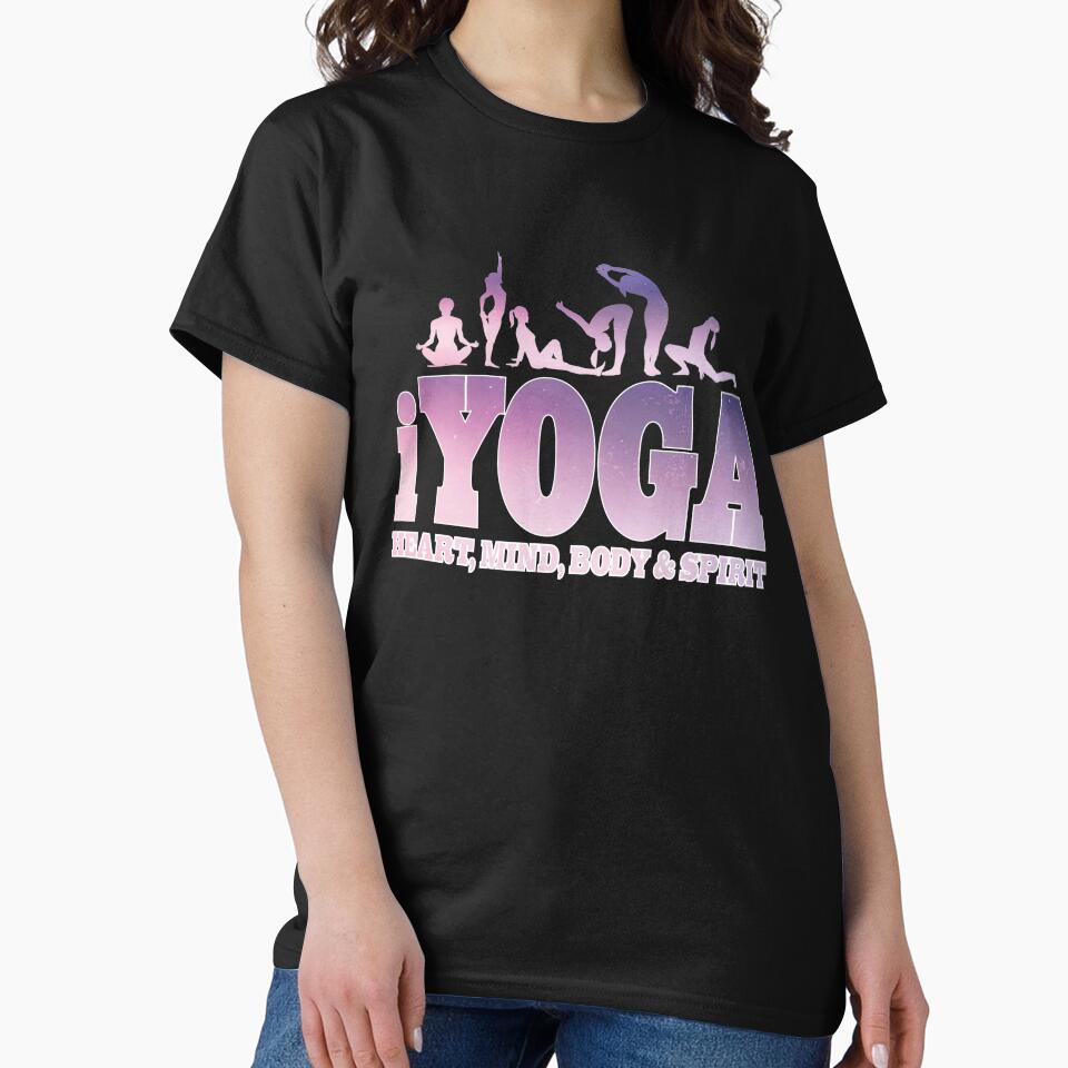Yoga Heart Mind Body and Spirit Yoga by angy2017 Unisex , , , Long Sleeve Tee