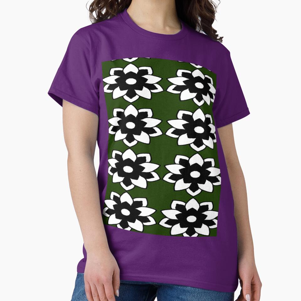 Beautiful Black And White Flower by Rainbowland123 Unisex , , , Long Sleeve Tee