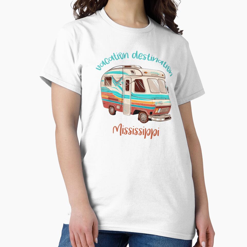 Vacation Destination Mississippi T-Shirt by MarqisStudio