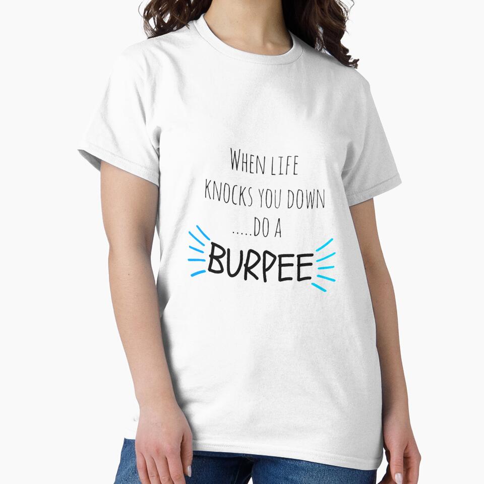 Fitness motivation gifts - when life knocks you down do a burpee - burpees exercise quote coffee mug for personal trainer by FirSen