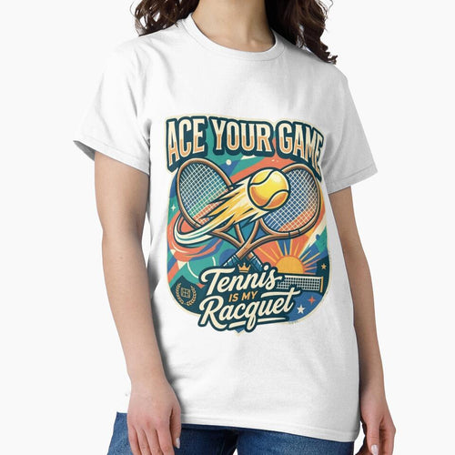 Ace Your Game - Retro Tennis Racquet Court Aesthetic by Wear Sculpt