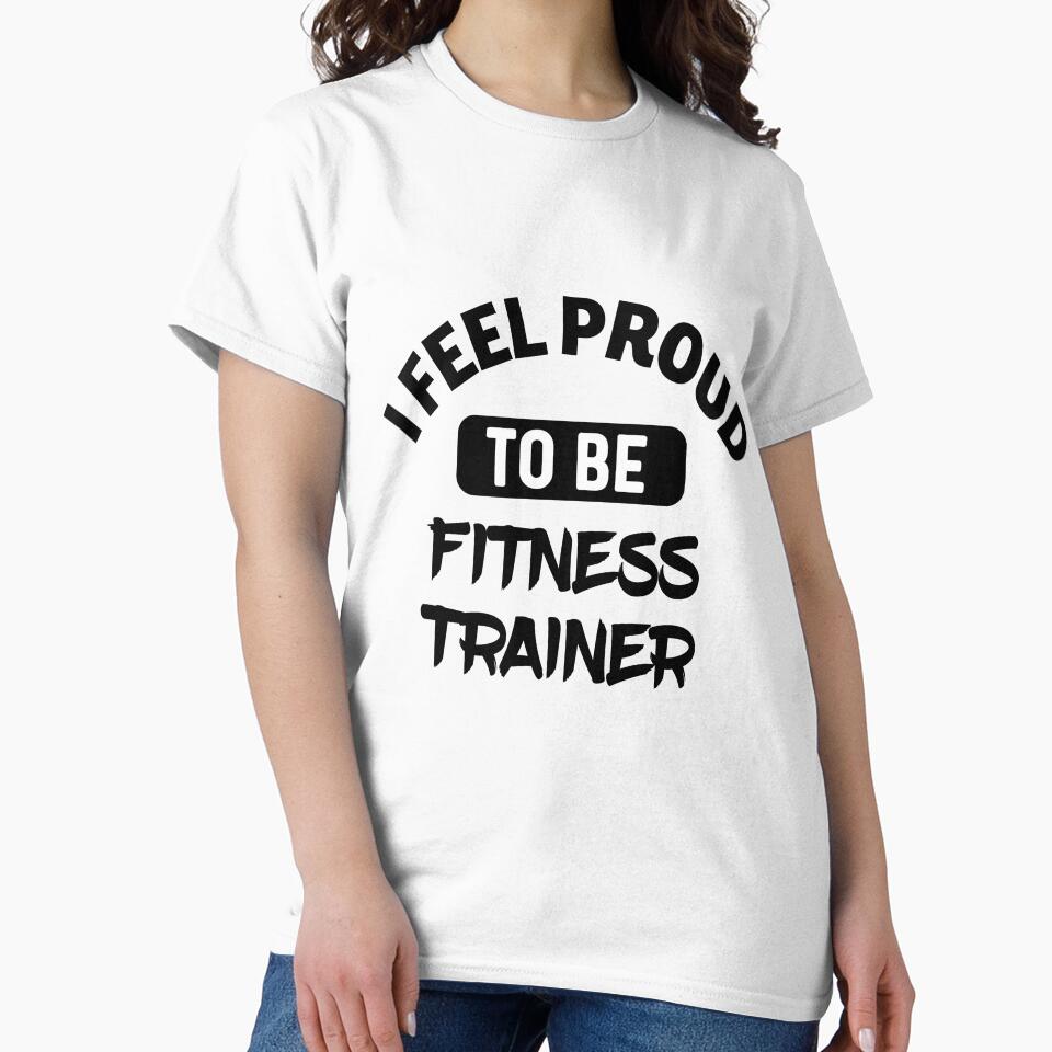 I feel Proud to be fitness trainer by bumperapparels Unisex , , , Long Sleeve Tee