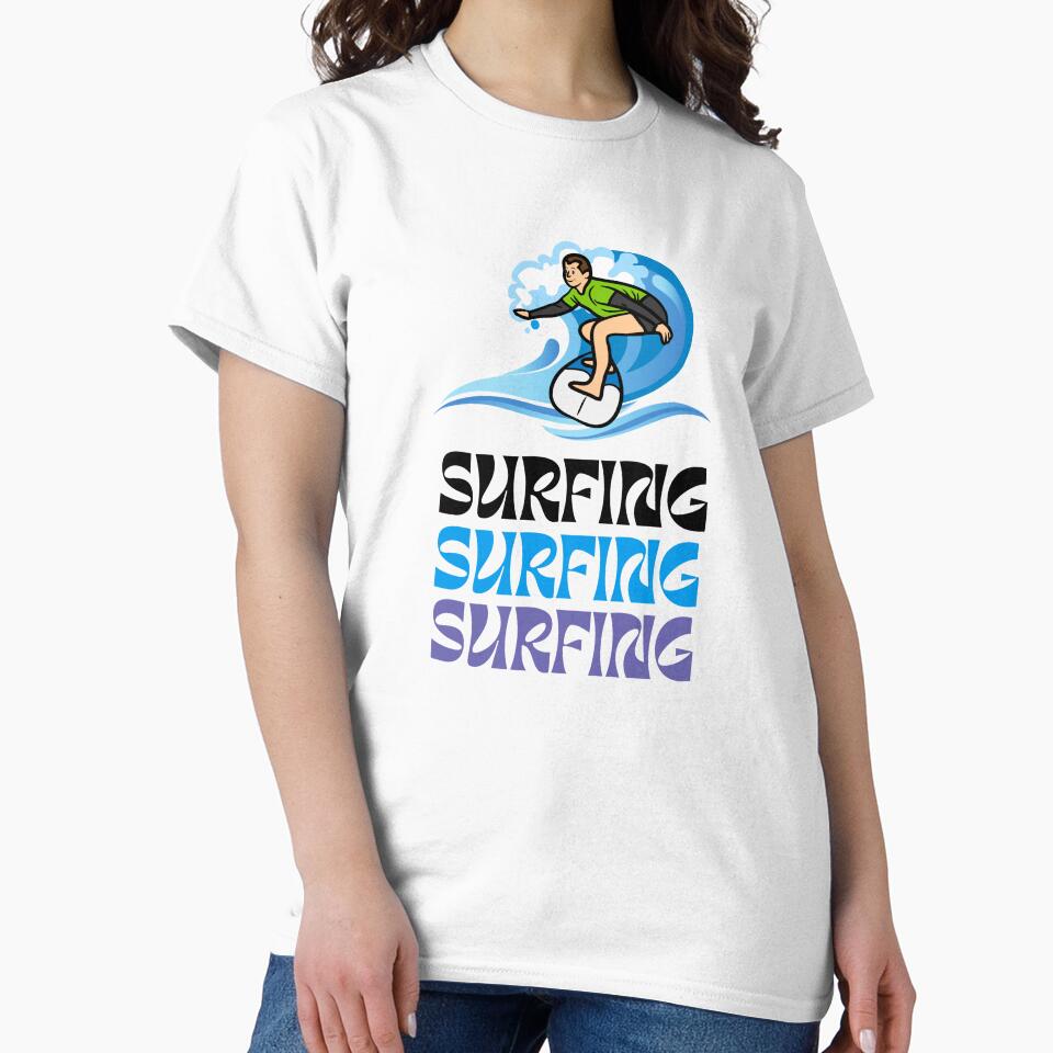 Surfing is my passion by Spreading Smile Unisex , , , Long Sleeve Tee