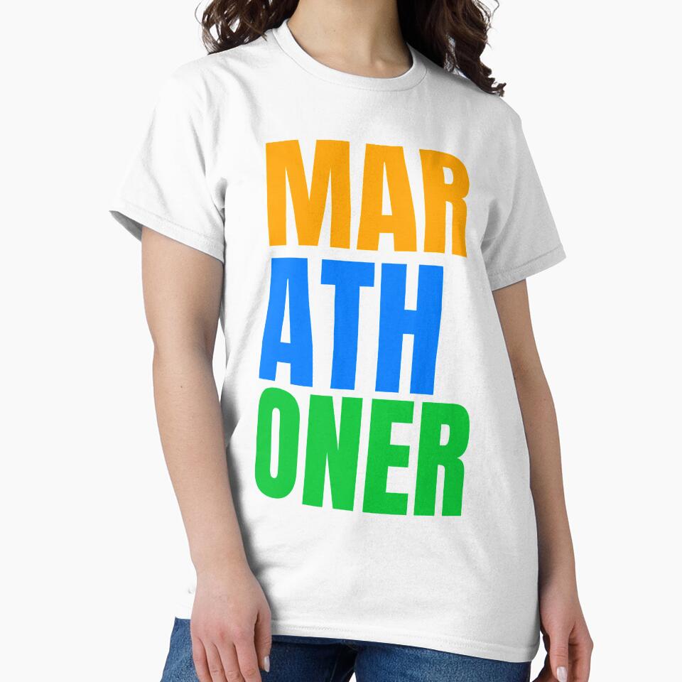 Marathoner Large Letters by Marathon-Runner