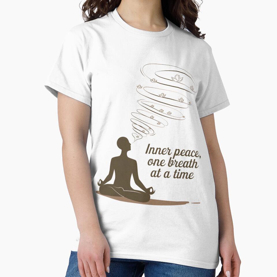 Inner Peace, One Breath at a Time by Situstshirts
