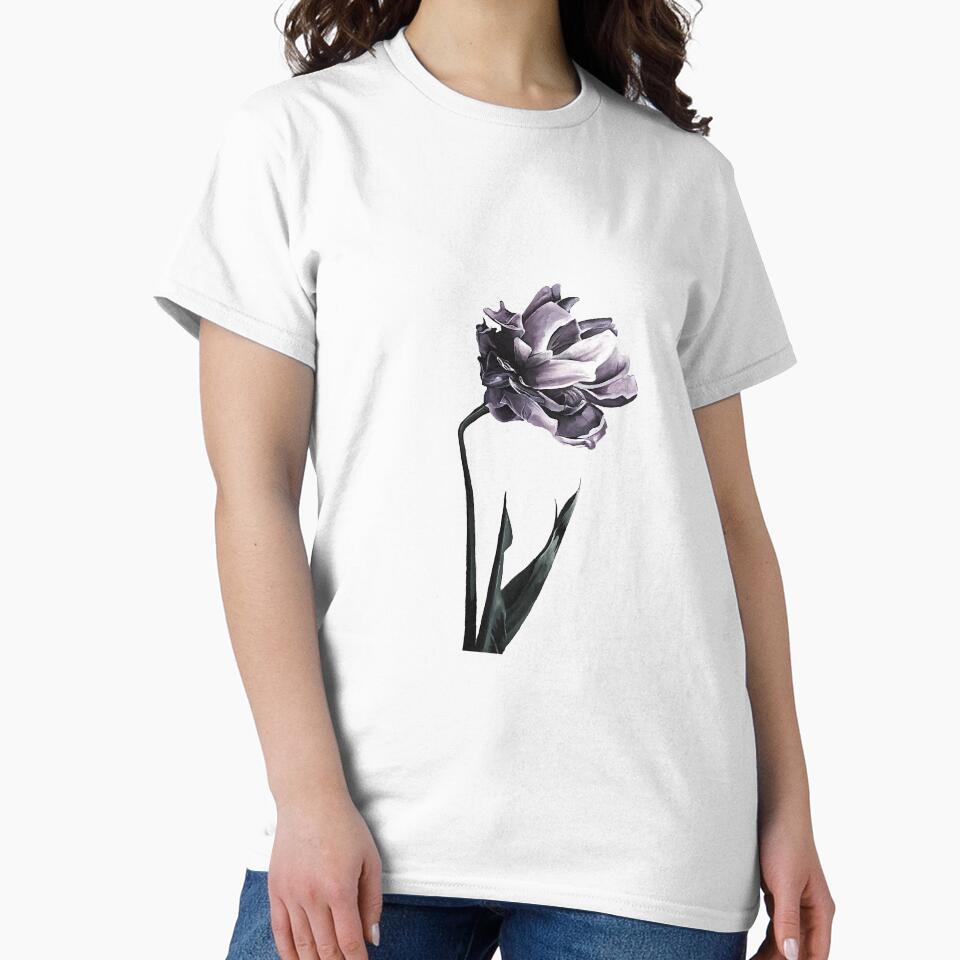 Purple Flower by cggtstickers Unisex , , , Long Sleeve Tee