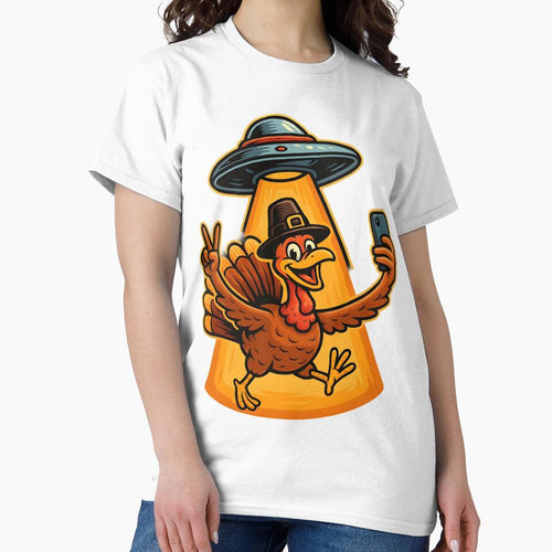 Alien Turkey UFO Selfie by ArtDesignMC