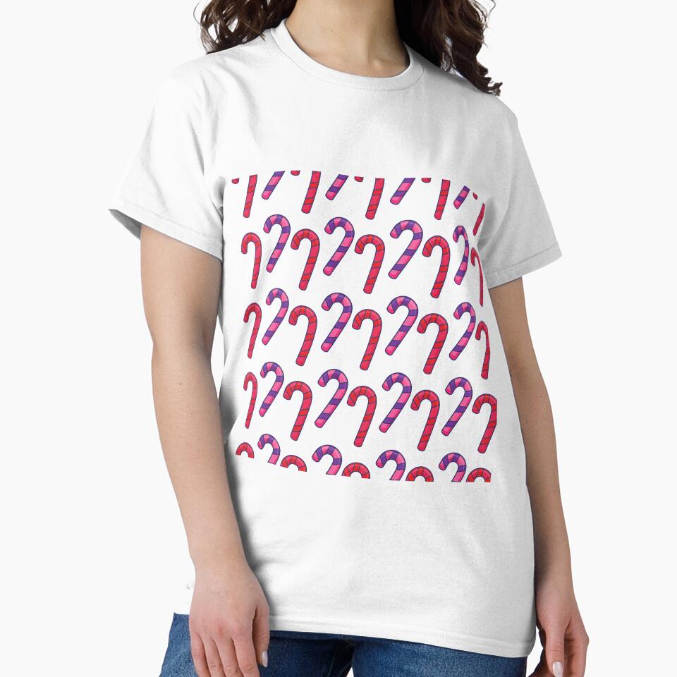 Candy Cane Pink Purple Holiday Pattern by Vibbin4Life33