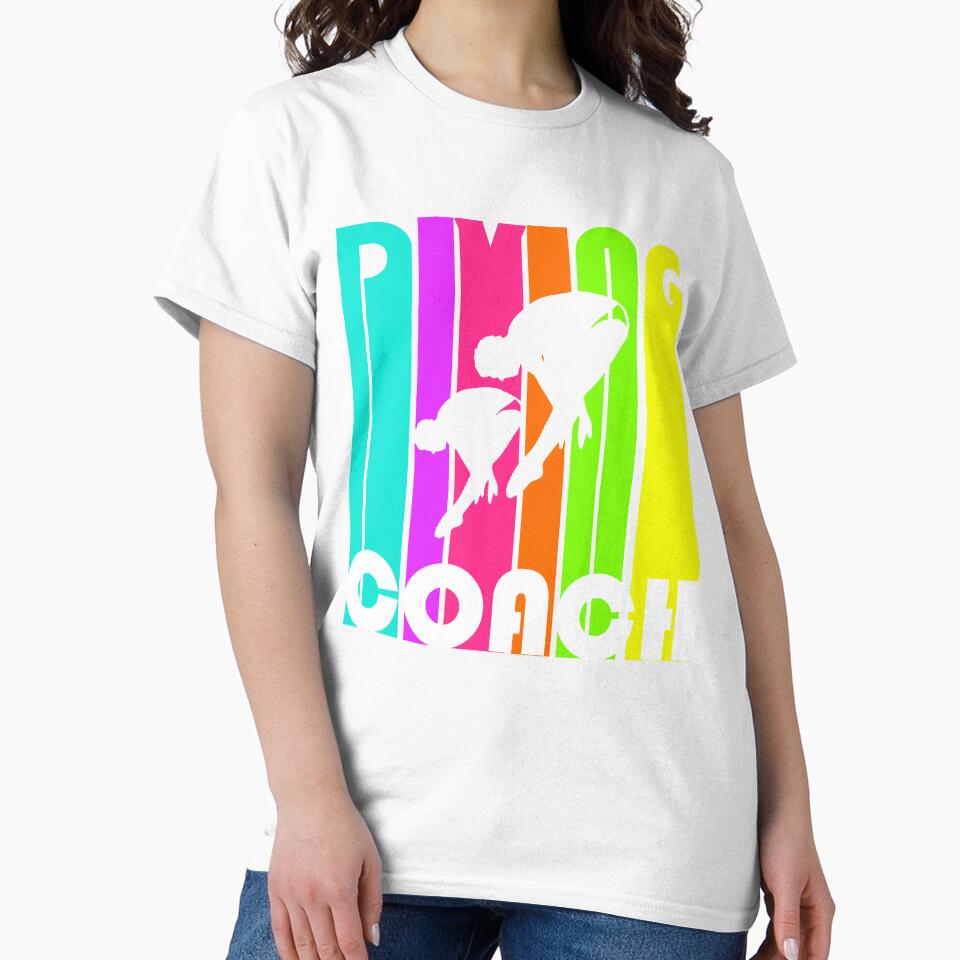 Platform Diving Coach Springboard Diver Silhouette Diving Trainer Gift by tgulko