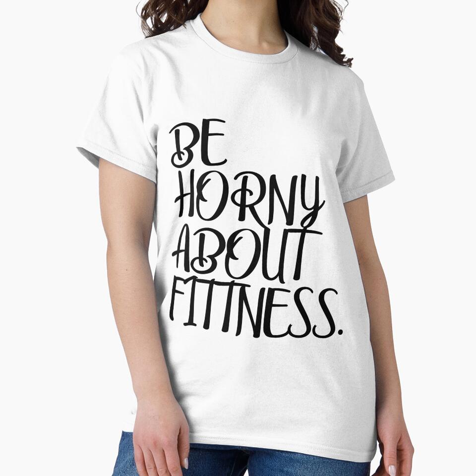 Be horny about fitness by Hasnat Hameed Unisex , , , Long Sleeve Tee