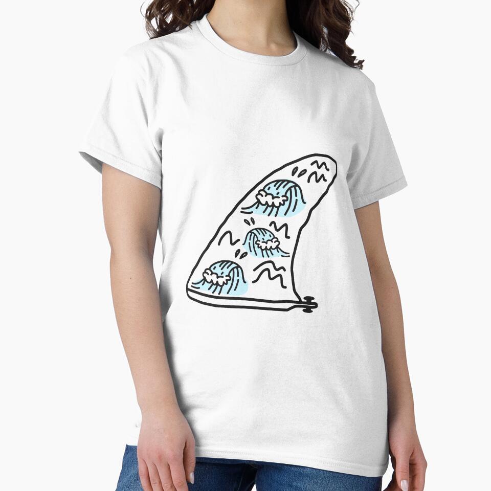 SUrfing surf waves wave cool minimal by Tropical Blood Unisex , , , Long Sleeve Tee
