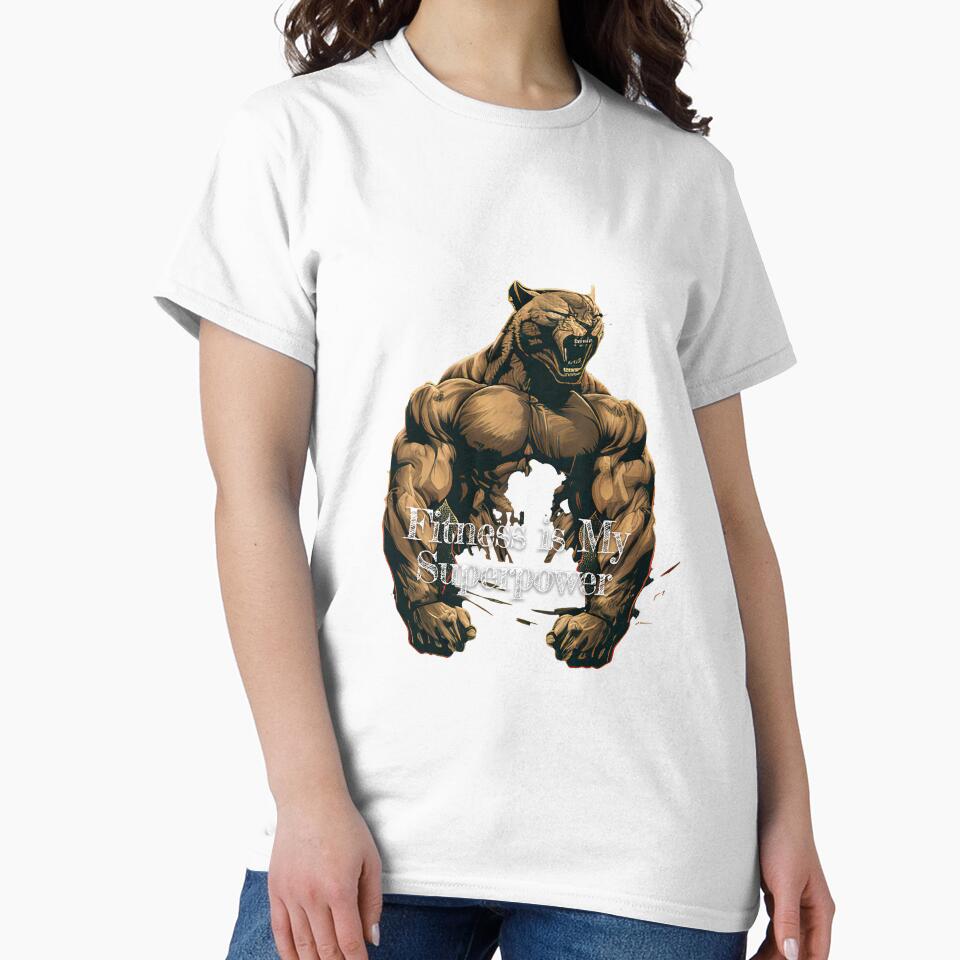 Fitness is My SuperpowerDesignBodybuilding Fitness Gym Workout Exercise Merch Print Design by tengamerx